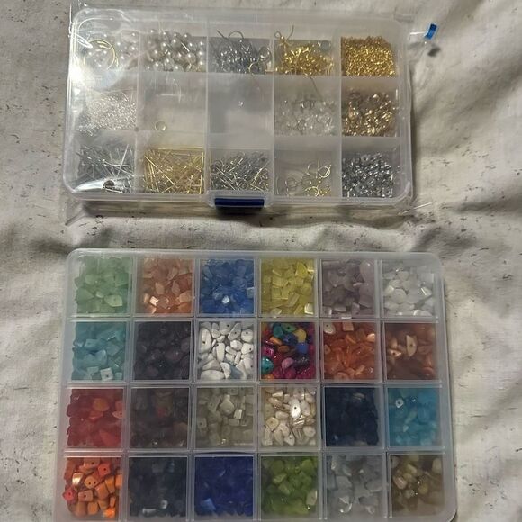 Bujidir 2180 Pcs Jewelry Making Kit, Ring Making Kit with 24 Colors Gemstones Be - Picture 2 of 5